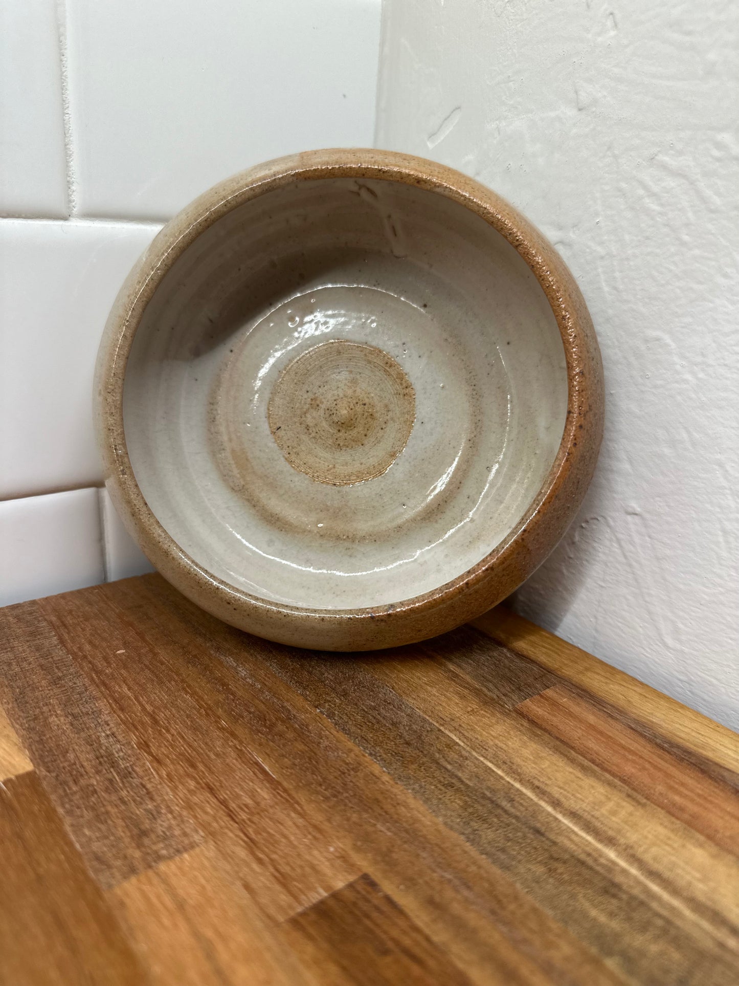 Simple Practice, Shallow bowl with icing glaze