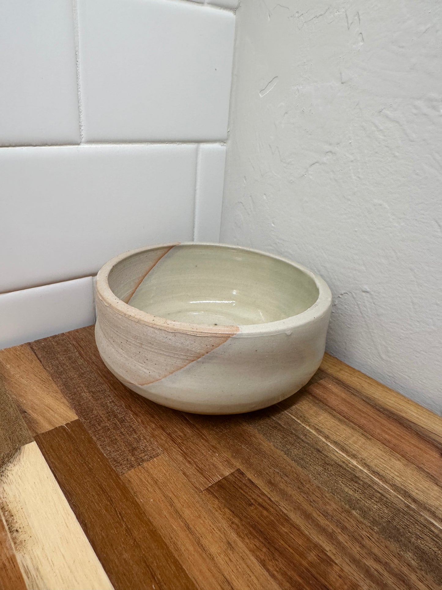 Simple Practice, shallow bowl in chalk